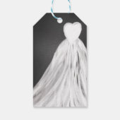 Chalkboard Wedding Dress Vrijgezellenfeest Gift La Cadeaulabel (Achterkant)