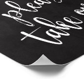 Chalkboard Wedding Favors 8 x 10 Sign Poster (Hoek)