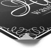 Chalkboard Wedding for Iemand in de hemel print (Hoek)