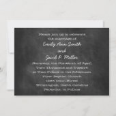 Chalkboard Wedding Invitations Kaart (Voorkant)