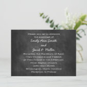 Chalkboard Wedding Invitations Kaart (Staand voorkant)