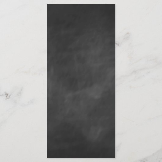 Chalkboard Wedding Menu 2 (Achterkant)