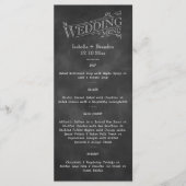 Chalkboard Wedding Menu 2 (Voorkant)