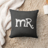 Chalkboard Wedding Mr Mister Kussen (Deken)