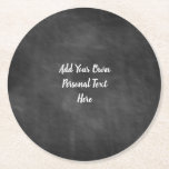 Chalkboard Wedding Persoonlijke tekst Ronde Kartonnen Onderzetter<br><div class="desc">Chalkboard Wedding Personalized Text Onderzetter. Kies de vorm van het onderzetter in het menu van de vormopties hierboven.</div>