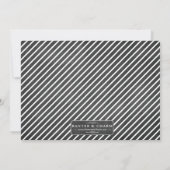 Chalkboard Wedding Rehearsal Dinner Invitation Kaart (Achterkant)