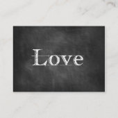 Chalkboard Wedding Routebeschrijving Kaarten invoe (Achterkant)