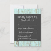 Chalkboard Wedding RSVP (Voorkant)