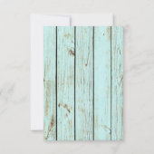 Chalkboard Wedding RSVP (Achterkant)