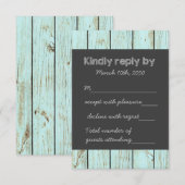 Chalkboard Wedding RSVP (Voorkant / Achterkant)