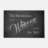  Chalkboard Welkom Deurmat (Voorkant)