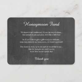 Chalkboard wereldkaart honeymoon well-wenskaart informatiekaartje