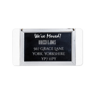 Chalkboard wij hebben het Etiket van de Aankondigi