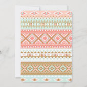 Chalkboard wild één 1e verjaardagsuitnodiging meis kaart (Achterkant)