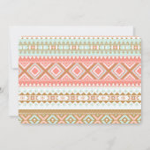 Chalkboard wild één meisje op de eerste verjaardag kaart (Achterkant)