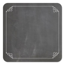 Chalkboard  wit bloeiend Lijst Aanpassen