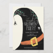 Chalkboard Witch Pet Costume Halloween Birthday in Kaart (Voorkant)