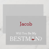 Chalkboard word jij mijn beste? kaart (Voorkant / Achterkant)