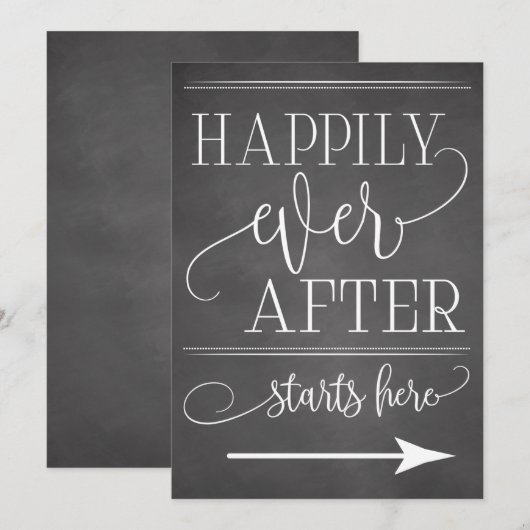 Chalkboard wordt gelukkig altijd na het begin hier (Voorkant / Achterkant)