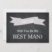 Chalkboard zal je onze beste man zijn kaart (Voorkant)