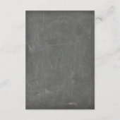 Chalkboard Zomer String Licht Bruiloft RSVP Kaartje (Achterkant)