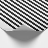 Chalkboard - Zwart/wit omslagpapier Cadeaupapier (Hoek)