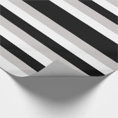 Chalkboard - Zwart/wit omslagpapier Cadeaupapier (Hoek)