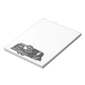 Chalkboardaanhangwagen Notitieblok (Linkerzijde)