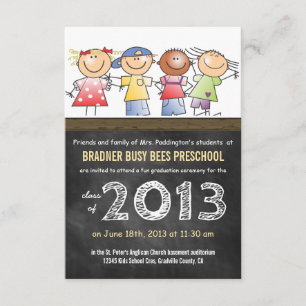 ChalkboardAfstudeerder van de klasse "Preschool" o Kaart