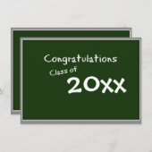 ChalkboardAfstuderen Kaart (Voorkant / Achterkant)