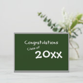 ChalkboardAfstuderen Kaart (Staand voorkant)