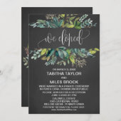 Chalkboardafval We hebben loslaten opgevangen Kaart (Voorkant / Achterkant)