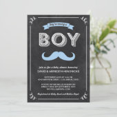  ChalkboardBaby shower Kaart (Staand voorkant)