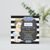  ChalkboardBaby shower Kaart (Staand voorkant)