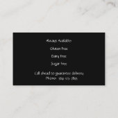 Chalkboardbakkerij Visitekaartje (Achterkant)