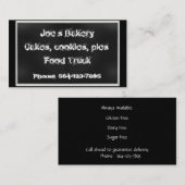 Chalkboardbakkerij Visitekaartje (Voorkant / Achterkant)