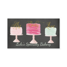 Chalkboardbakkerij-Visitekaartje met bakkerijkake