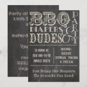 Chalkboardbeiers en tweedehands Baby shower 2 Kaart (Voorkant / Achterkant)