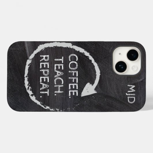 Chalkboarddiagram Case-Mate iPhone Case (Achterkant (horizontaal))