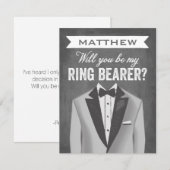 Chalkboarddrager | Groomsman Kaart (Voorkant / Achterkant)