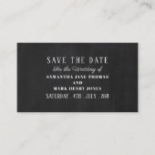 Chalkboardeffect, sparen de Datum Informatiekaartje (Voorkant)