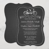 Chalkboardfiets voor tweeduwingsuitzendingen kaart (Voorkant / Achterkant)