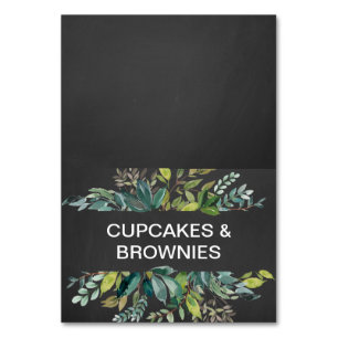 Chalkboardfoliebufferlabels voor levensmiddelen kaart