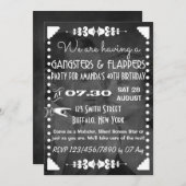 Chalkboardgips en springstofpartij kaart (Voorkant / Achterkant)