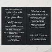 Chalkboardherfstprogramma's gevouwen (Achterkant)