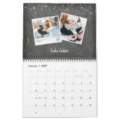 Chalkboardherinneringen | Aangepaste onderschrifte Kalender (Jan 2027)