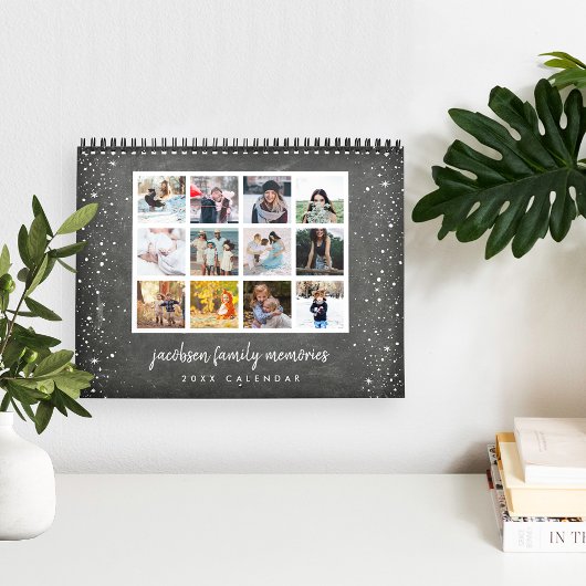 Chalkboardherinneringen | Aangepaste onderschrifte Kalender