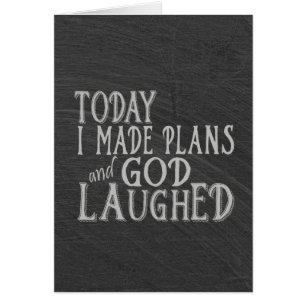 Chalkboardhumor over plannen