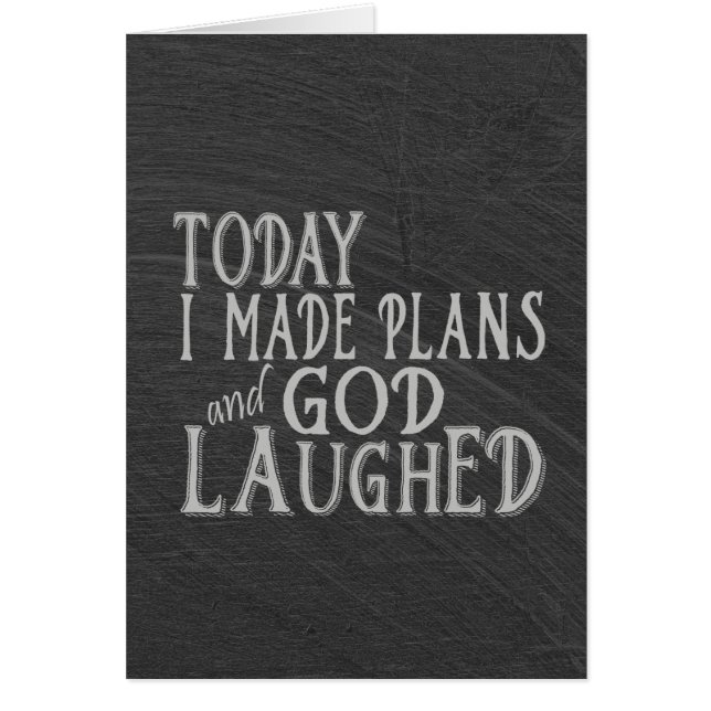 Chalkboardhumor over plannen (Voorkant)