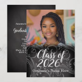 Chalkboardklasse van 2021 Foto-Afstuderen Kaart (Voorkant / Achterkant)